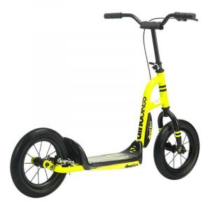 Image de Dino Bikes Trotinette Urban Skate Cross Over 12 Pouces Jaune Fluorescent