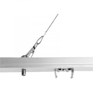 Superplant Lot De 2 Support De 85cm + Fixations Pour 7 Barres Led