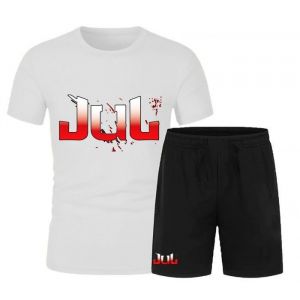 Ensemble T-Shirt Et Short Jul Personnalisé Enfant Blanc