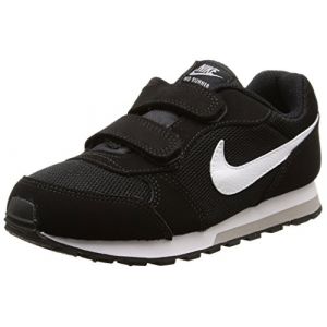 Image de Nike MD Runner 2 (PSV), Baskets garçon, Noir (Black/White-Wolf Grey 001), 33 EU