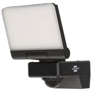 Brennenstuhl Connect WiFi Projecteur LED WF 2051 P (24 W, 2800 lm, IP54, plusieurs fonctions d'&eacute;clairage r&eacute;glables via l'application, spot d'ext&eacute;rieur pour montage mural avec d&eacute;tecteur de mouvement)