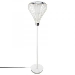 Image de Atmosphera Lampadaire Métal "Kurv" 155cm Blanc