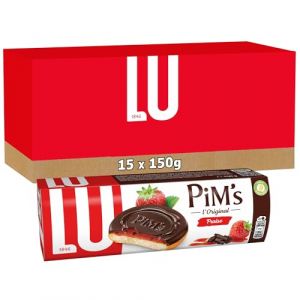 Lu Pims Fraise Touche De Fraise des Bois 150g - Lot de 15