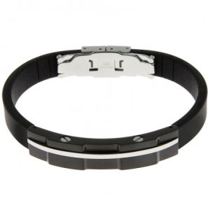 Lotus LS1316-2-2 - Bracelet pour homme en acier et caoutchouc