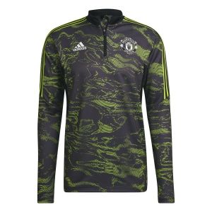 Image de Adidas Manchester United Maillot d'Entra&icirc;nement Condivo 22 EU - Noir/Jaune, pointure X-Large - Bleu - Taille X-Large