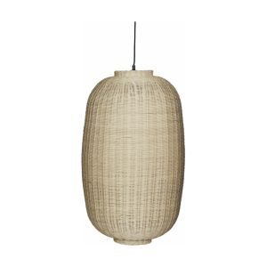 Suspension ovale en rotin naturel 74 cm Chand - H&uuml;bsch