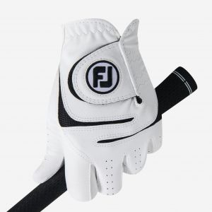 Footjoy Weathersof Golf White/Black Main gauche XL Gants pour hommes
