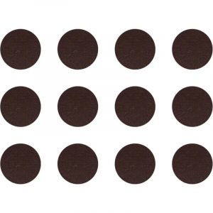 Cyclingcolors 12x Cache vis adhésif autocollant diamètre 40mm protection bouchon trou obturateur meuble table chaise maison, Chocolat marron foncé