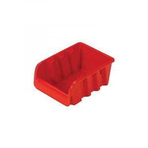 PROFI Rouge Plastique Basket - Boîte de rangement avec façade ouverte, 16x11.5x7.5 cm, EF502746
