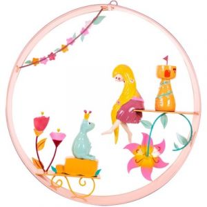L'oiseau bateau Mobile cerceau scène Persinette