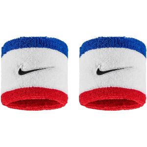 Nike Bracelet eponge x2 swoosh classic blanc bleu rouge