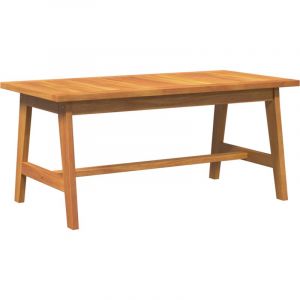 VidaXL Table basse 90x45x40 cm en bois massif d acacia
