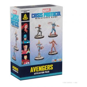 Asmodée Figurine Atomic Mass Games Marvel Crisis Protocol : Avengers Affiliation Pack