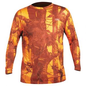 Image de Hart Crew-L Camo Blaze T-Shirt &agrave; Manches Longues pour Homme L Camo Blaze