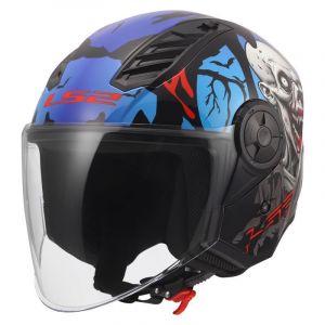 Ls2 Casque moto jet OF616 Airflow II Zombie II