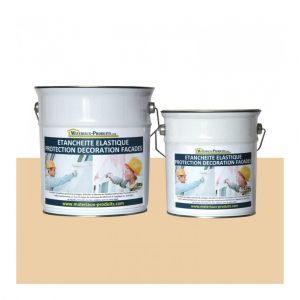 Image de Matpro Peinture Etanche & Elastique Pour Protection Façade Coquille d'oeuf - 10 Kg - Coquille d'oeuf