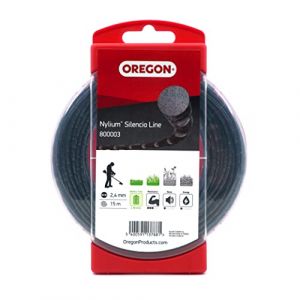 Oregon Fil débroussailleuse Rond Torsade Nylium Silencio Noir ø2.4mm/15m 800003 5400591137881