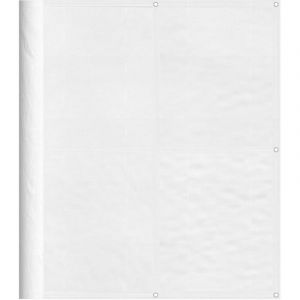 VidaXL Écran De Balcon Blanc 120x700 Cm 100% Polyester Oxford