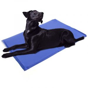 wiltec Fudajo Tapis rafraichissant Chien Chat Animaux domestiques 81x96cm Tapis Gel Auto-refroidissant Été
