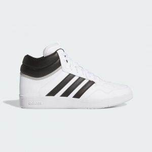 Adidas Mixte Hoops 4.0 Mid Shoes Chaussures, Cloud White/Core Black/Grey Two, 43 1/3 EU