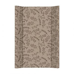Ceba Baby Matelas à langer epais lavable dur - Fleurs 70x50 cm - Certifié Öko-Tex Imperméable