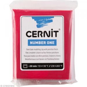 Cernit Number one - Rouge carmin 56 gr