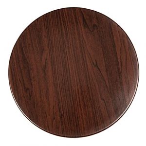 Bolero Table ronde en bois Marron foncé 30 x 600 mm