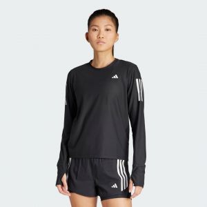 Adidas T-shirt manches longues Own The Run - Black, Black - Taille XL