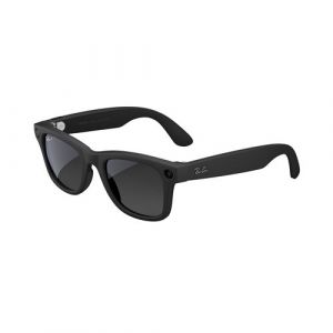 Meta Lunettes connectées Ray-Ban Wayfarer (large, Gen 2) - Noir mat, Verres dégradé graphite polarisés