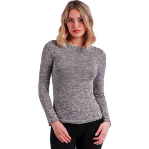 T-shirt chaud manches longues et col bateau femme Admas