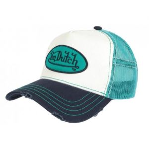 Casquette Blanche/Bleu Homme Von Dutch Sum