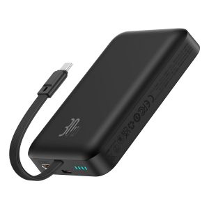 Baseus Batterie externe MAGSAFE MINI 10 000 mAh 30 W Lithium Noir Sans fil Type-C