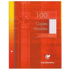 Clairefontaine 4421C - Copie double Metric grands carreaux (17 x 22 cm)