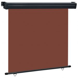 VidaXL Auvent lat&eacute;ral de balcon 160x250 cm Marron