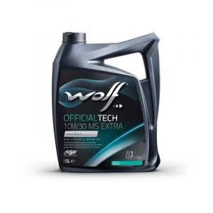 Wolf Bidon 5 litres d'huile moteur 10W30 - OFFICIALTECH 10W30 MS EXTRA - 8334252