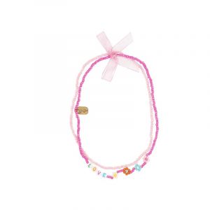 Souza For Kids 2 colliers Diandra elastiques perles LOVE