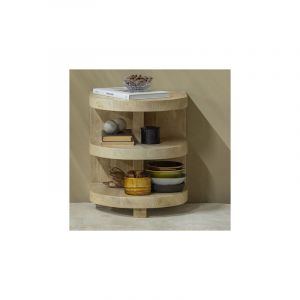 Woood Table d'appoint en bois de manguier naturel Darren