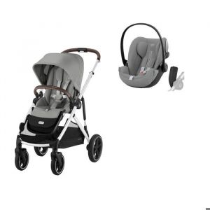 Cybex Poussette DUO Gazelle S SLV + Cloud G Plus Stone Grey