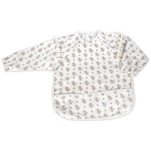 Walking Mum Bavoir manches longues Botton Fleurs