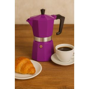 Pezzetti Cafeti&egrave;re italienne Italexpress 6 tasses aluminium lilas