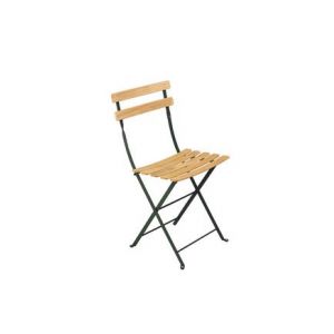 Image de Fermob Chaise pliante Bistro / Bois vert en bois