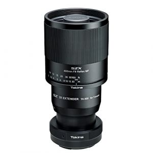 Tokina SZX 400mm F8 MF + Extender 2x Micro 4/3 (MFT)