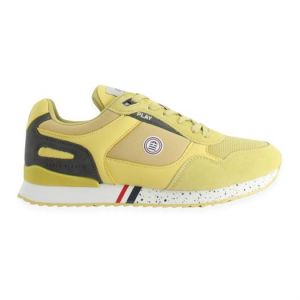 Serge blanco Baskets basses daim mesh logo