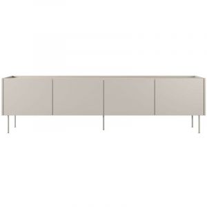 Bobochic Meuble tv Meuble tv 4 portes 220 cm atlas Beige - Beige