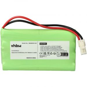 Vhbw Batterie compatible avec Somfy Elixo 500 3S io motorisation de porte ou portail (1600mAh, 9,6V, NiMH)