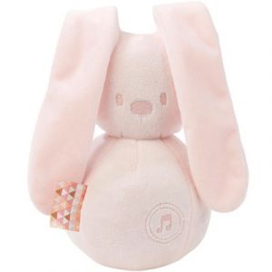 Image de Nattou Peluche musicale lapin Lapidou, rose