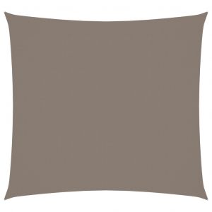 Image de VidaXL Voile de parasol Tissu Oxford carré 4x4 m Taupe