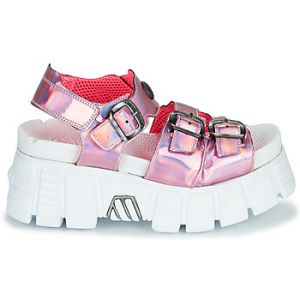 New rock Sandales DISCO HOLO Rose - Taille 36,37,38,39,40