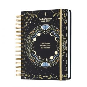 Grupo erik Agenda Scolaire A5 Housse Rigide 12 Mois 388 Pages en Anglais