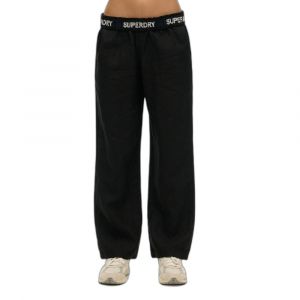 Superdry Pantalon à cordon de serrage en lin femme